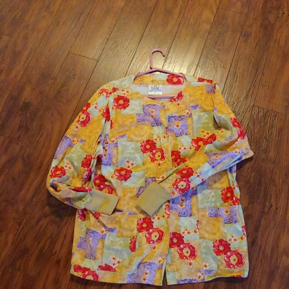 Crest cotton long sleeve jacket